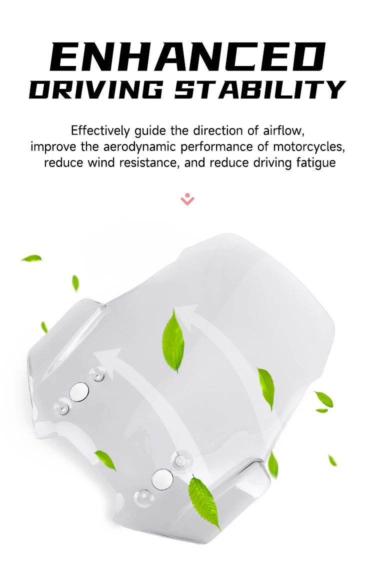 Pare-brise Topteng pour Kawasaki Versys