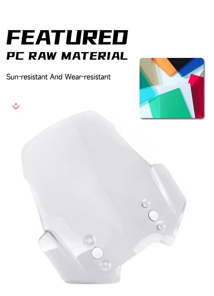 Pare-brise Topteng pour Kawasaki Versys