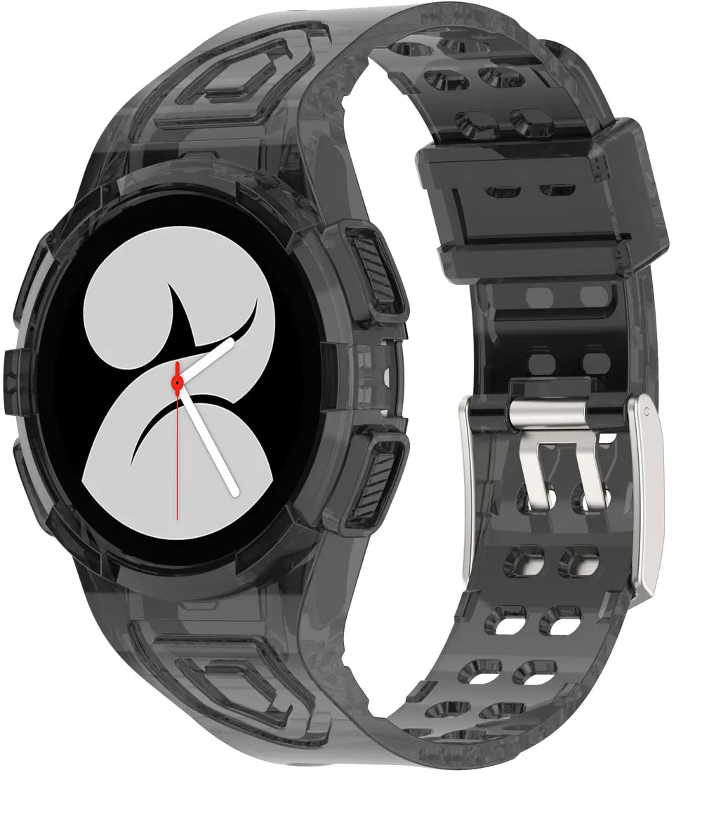 Bracelet de montre en silicone transparent