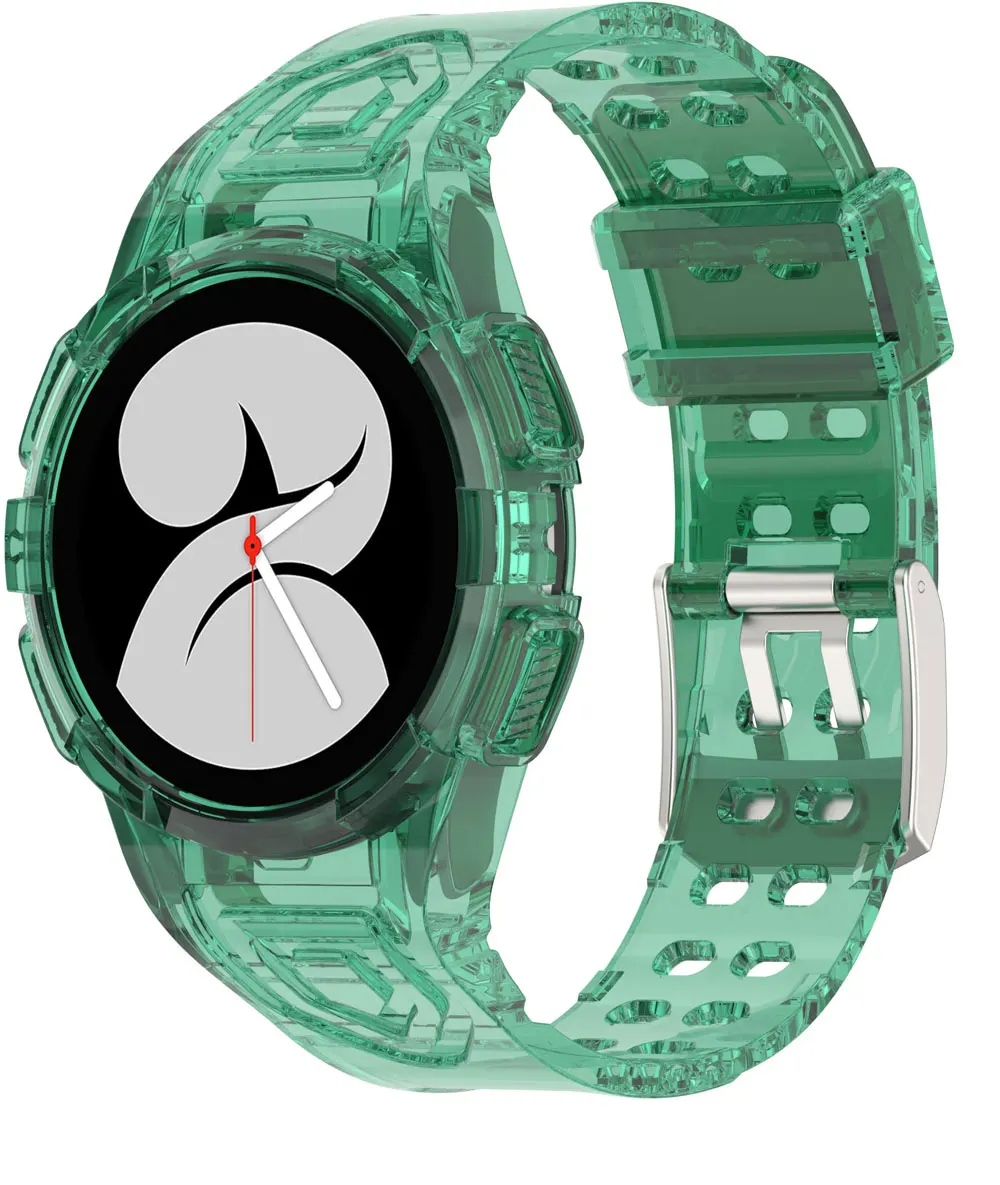 Bracelet de montre en silicone transparent