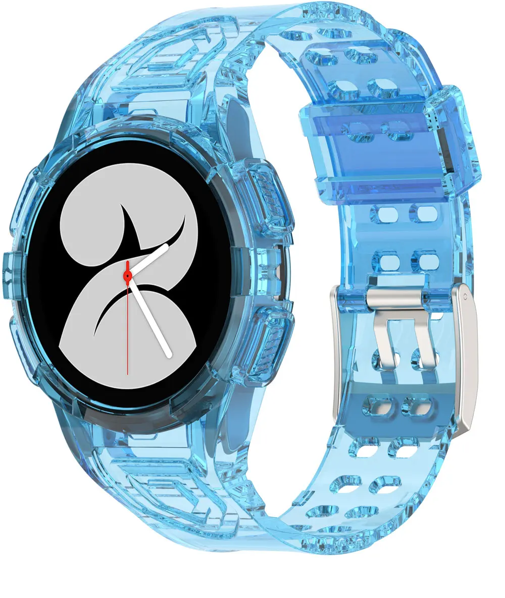 Bracelet de montre en silicone transparent