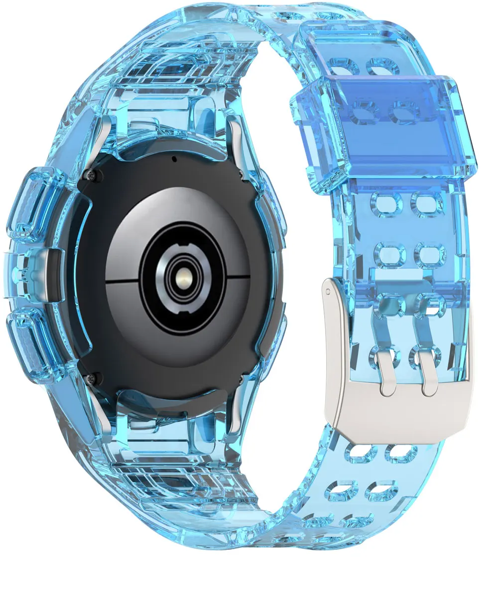 Bracelet de montre en silicone transparent