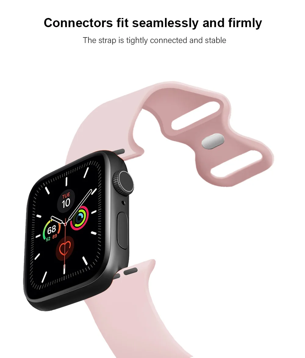 Bracelet en silicone pour Apple Watch