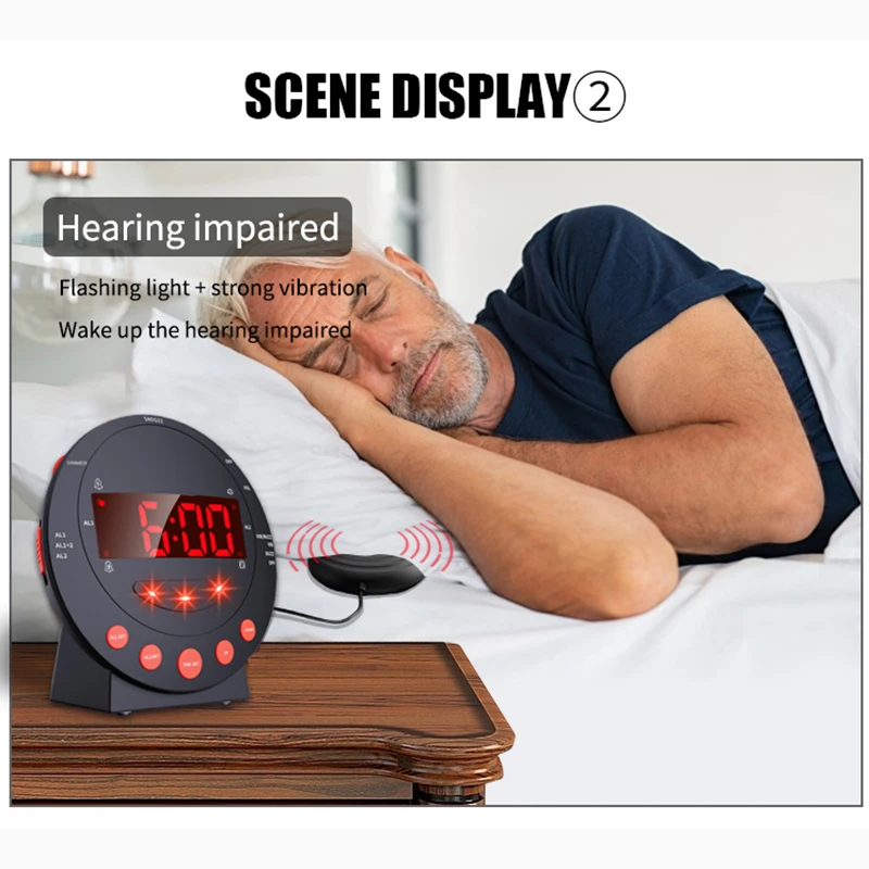 Montre Vibrante Pour Sourd