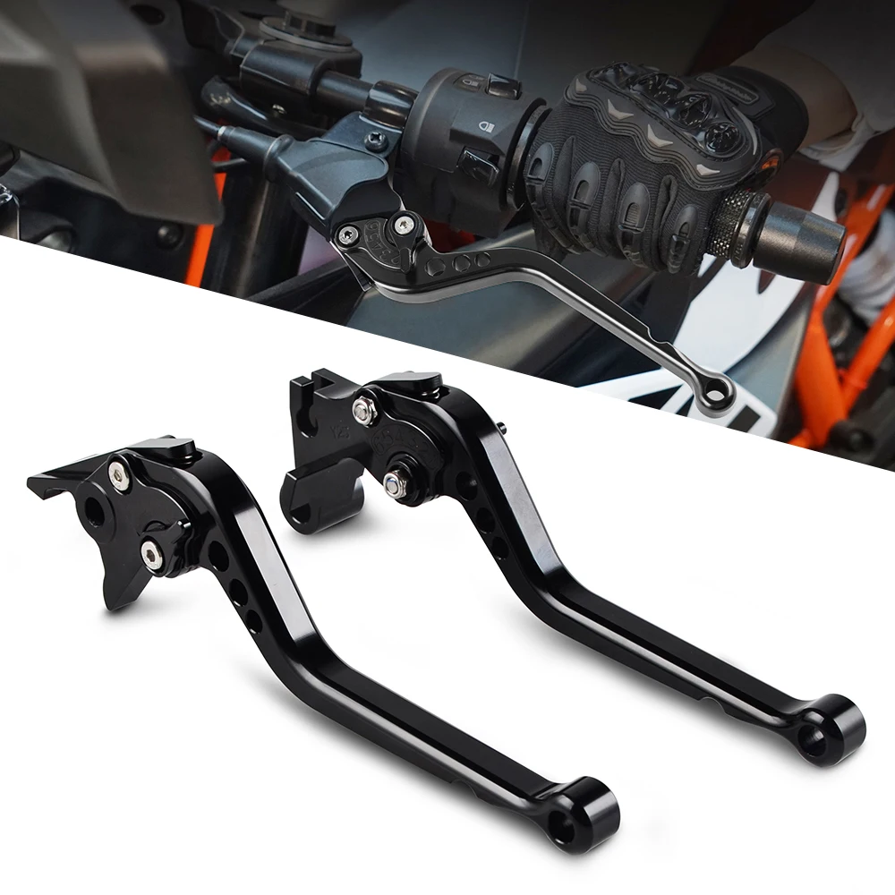 Leviers De Frein Et D'Embrayage Courts Réglables En Aluminium - Compatibles Kawasaki Z1000 2003-2006 - Améliore Contrôle Et Sécurité (Vert)