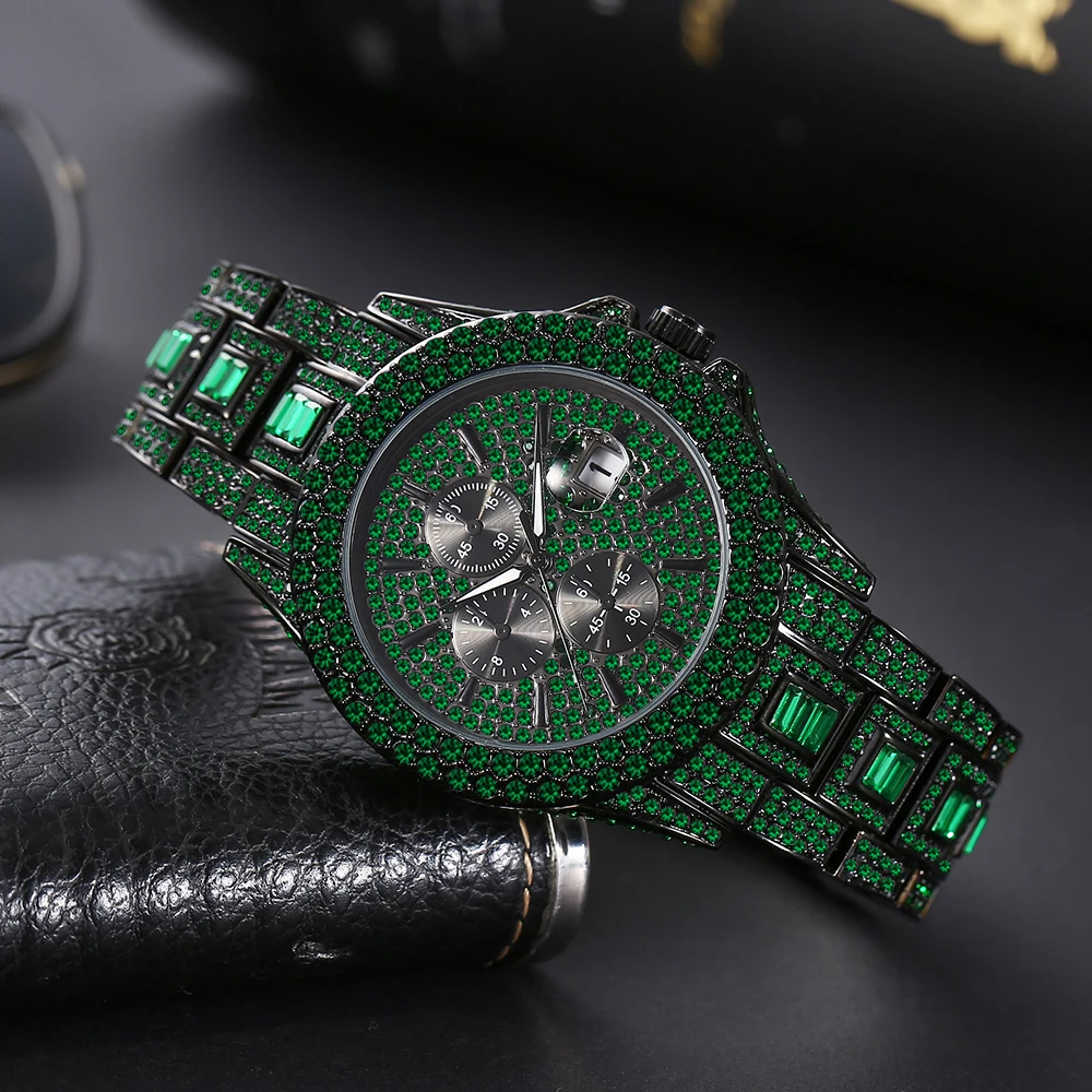 Montre Homme Cadran Vert