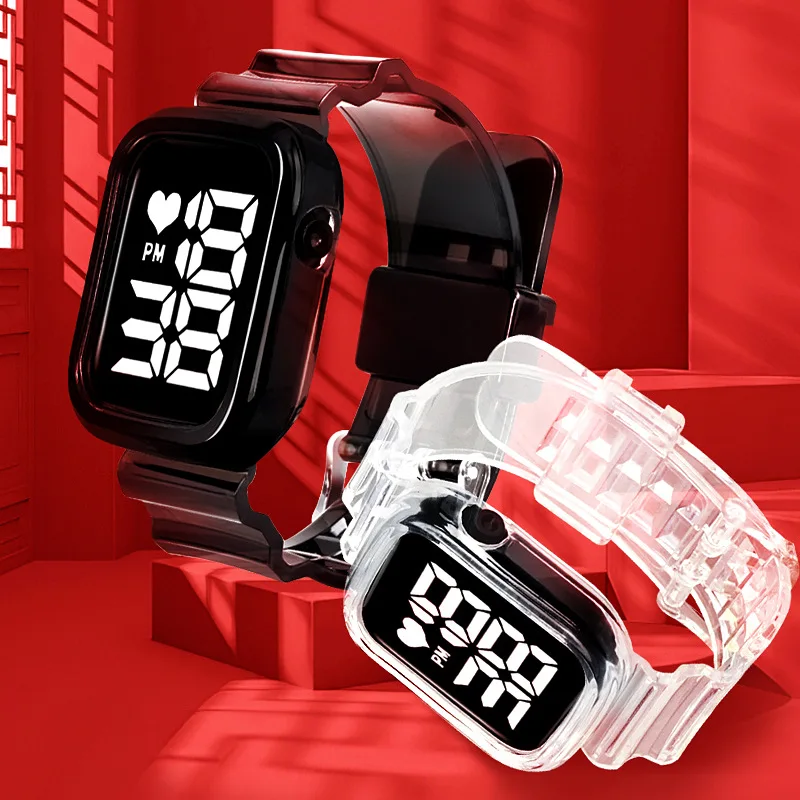 Montre Transparente Femme