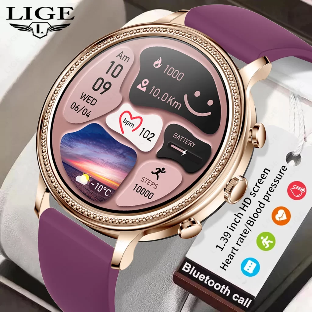Montre Connectée Violette