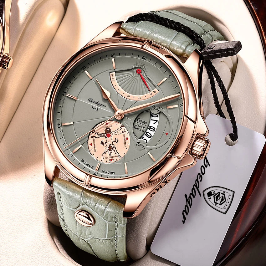 Montre Automatique Verte