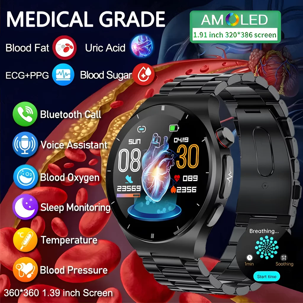 Montre Connectée Ecg