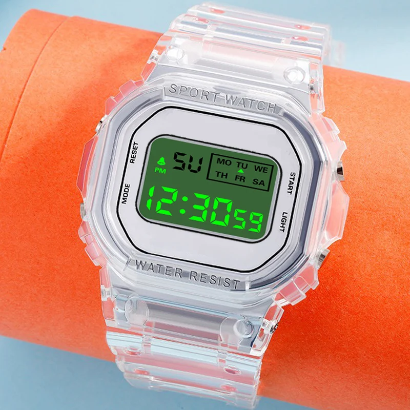 Montre Transparente Femme