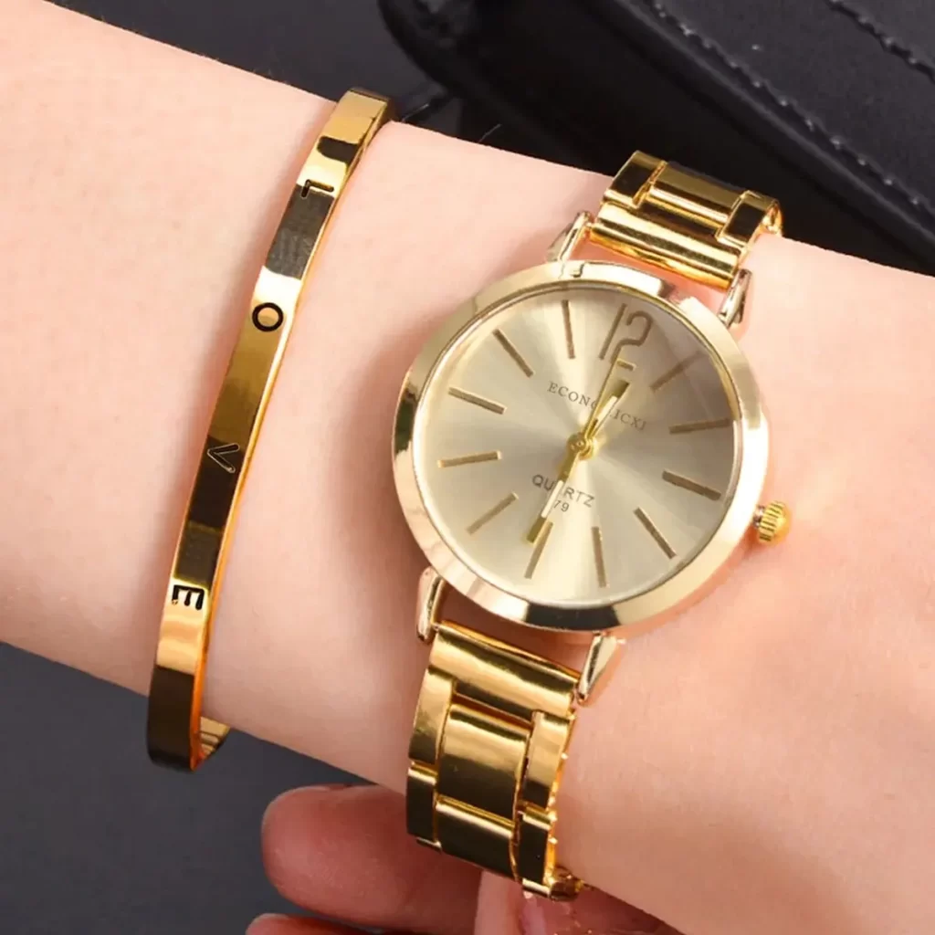 Montre Jonc Femme Or