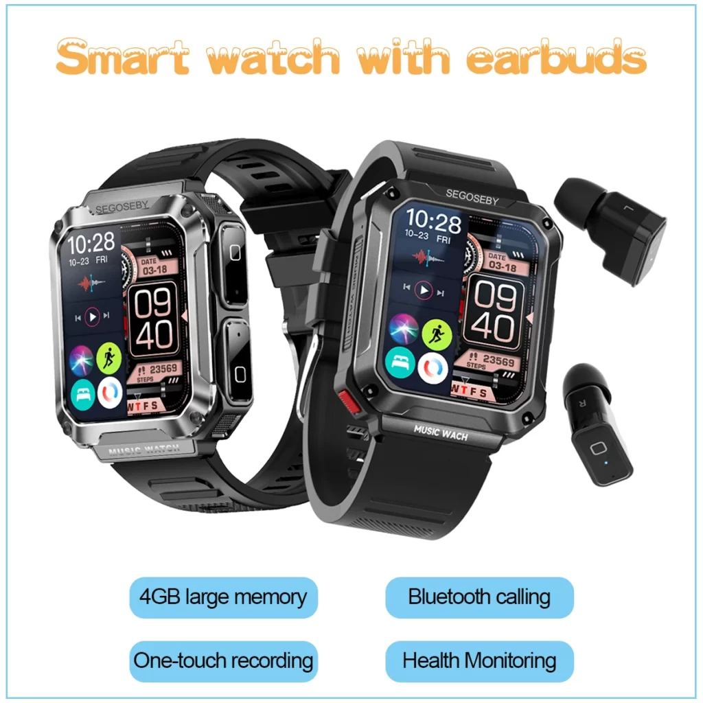 Montre Connectée Avec Écouteur Intégré
