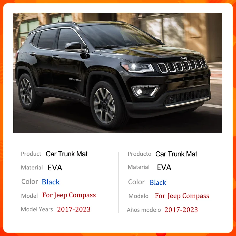 Coussin Isolation Thermique Capot Moteur Pour Jeep Compass 2017-2021 - Réduction Bruit, Protection Chaleur
