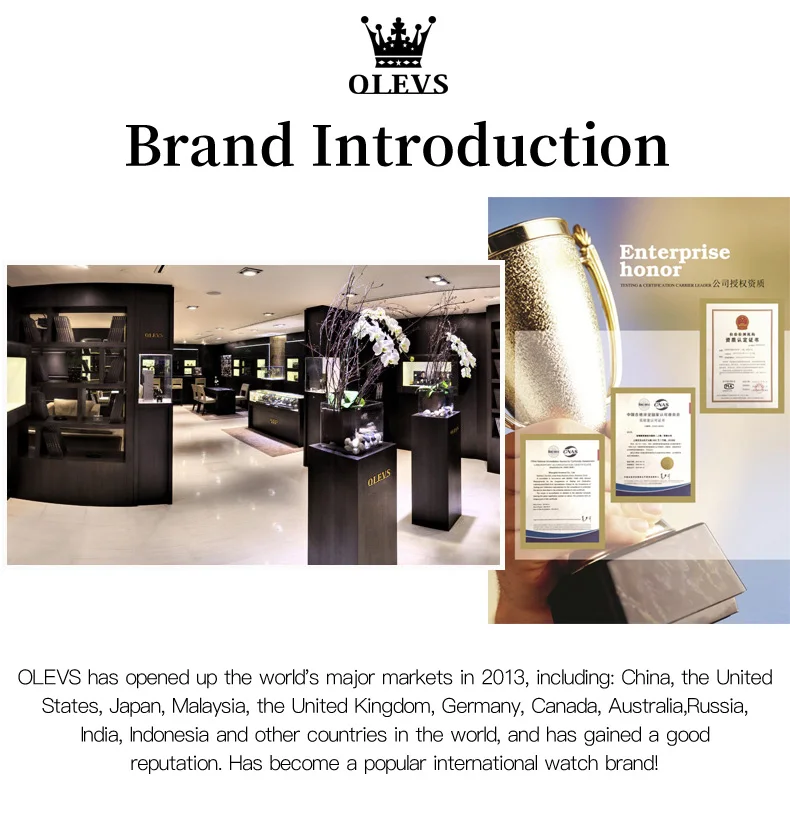 Montre OLEVS pour hommes