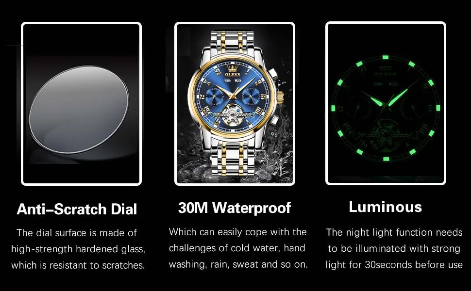 Montre design squelette