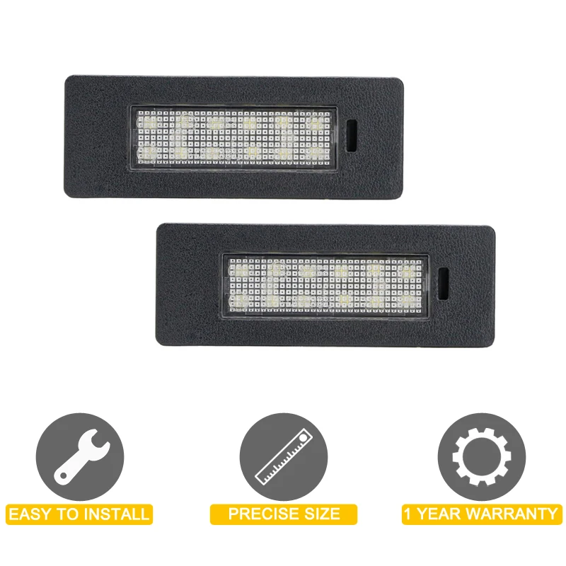 Lampe de plaque d'immatriculation LED pour Audi