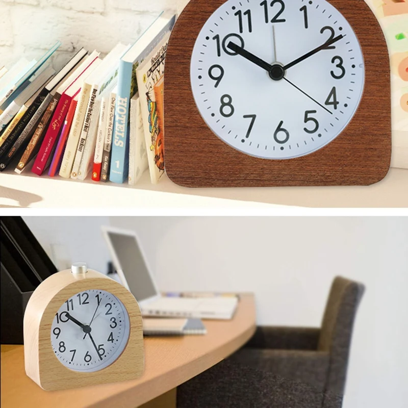 Horloge Murale Motif Pomme - 36,5x33 Cm, Bois - Sans Tic-tac, Piles AA - Pour Salon, Chambre, Bureau, Cuisine