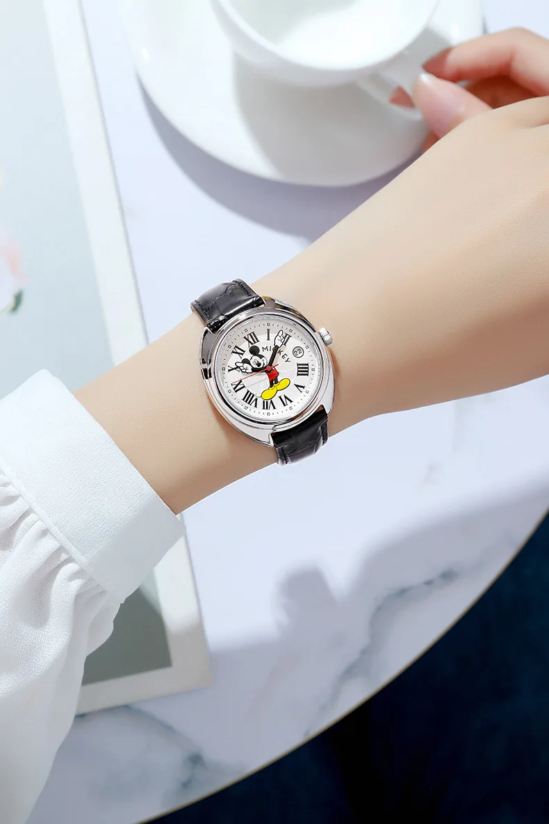 Montre-bracelet à quartz en cuir Shoous pour enfants