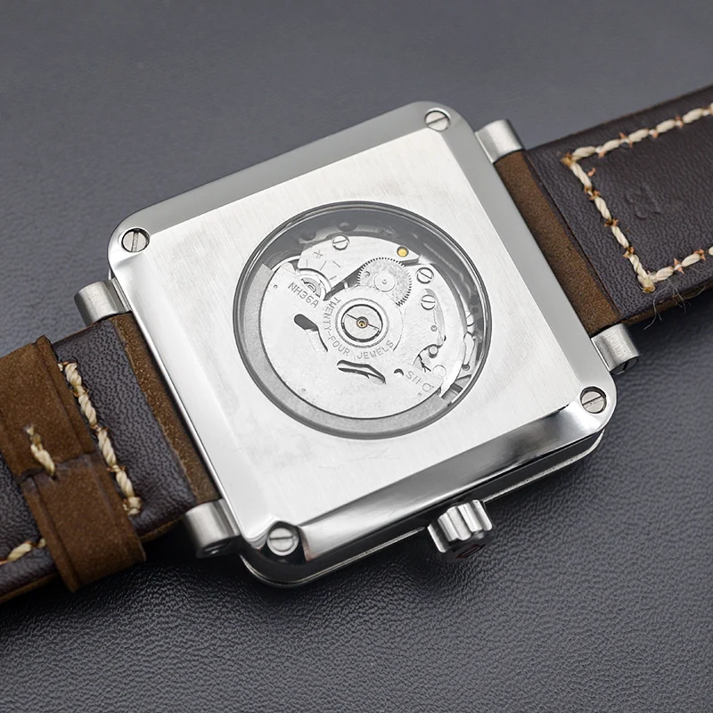 Montre carrée pour hommes