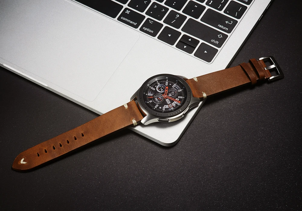 Bracelet de montre en cuir