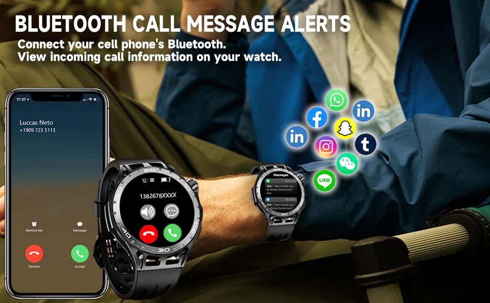 Image alertes message appel Bluetooth