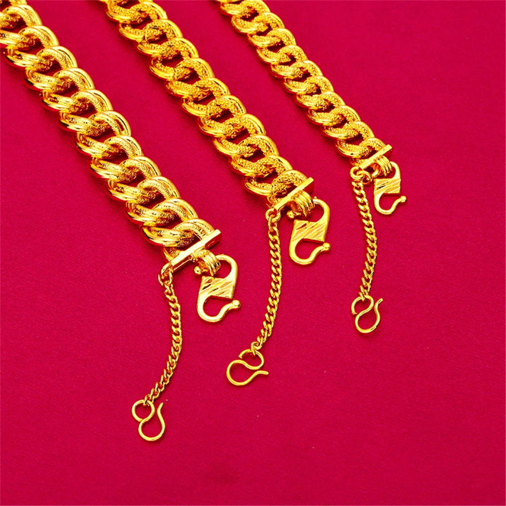 Bracelet à breloques plaqué or jaune