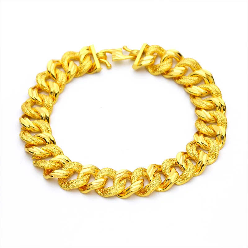 Bracelet à breloques plaqué or jaune