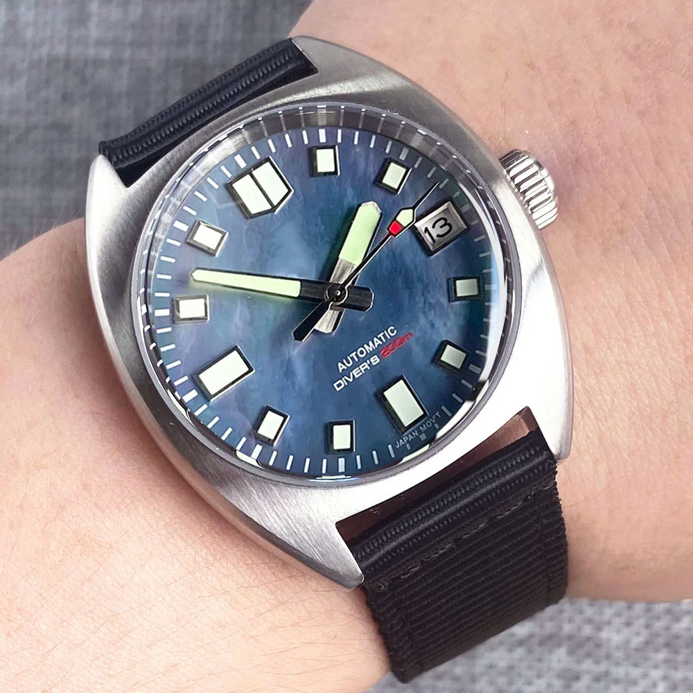 Montre-Bracelet Mécanique Pilote Tandorio en Acier