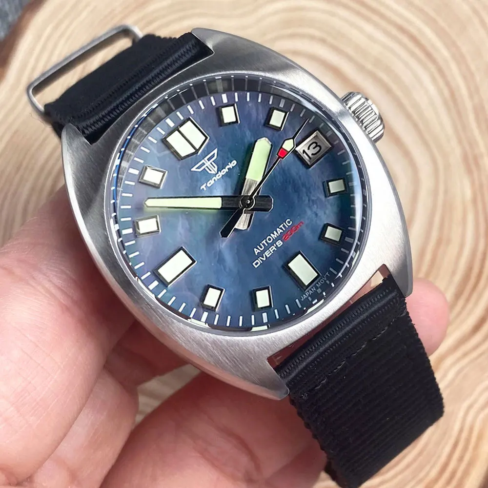 Montre-Bracelet Mécanique Pilote Tandorio en Acier