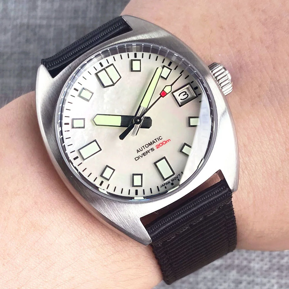 Montre-Bracelet Mécanique Pilote Tandorio en Acier