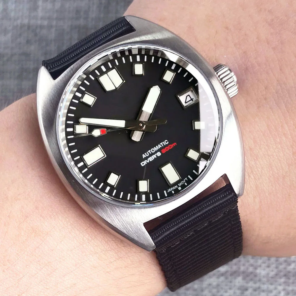 Montre-Bracelet Mécanique Pilote Tandorio en Acier