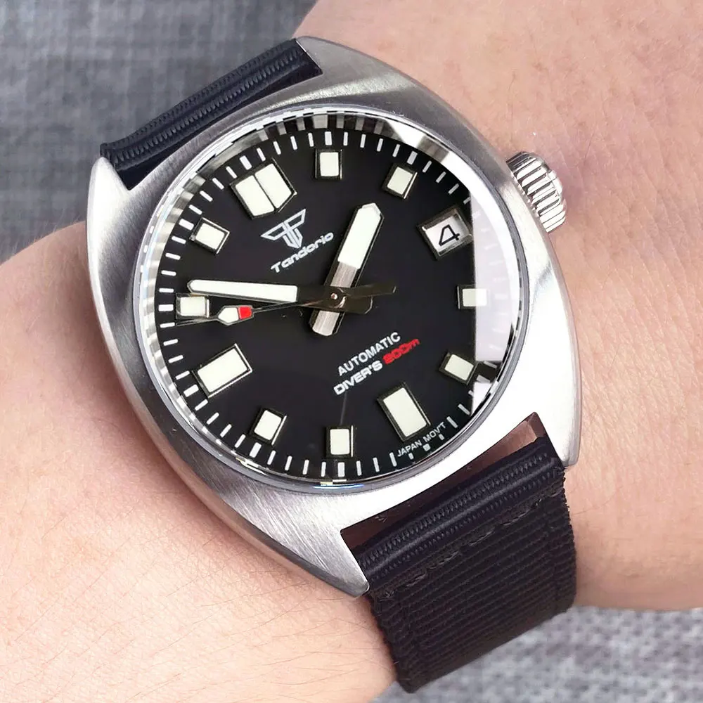 Montre-Bracelet Mécanique Pilote Tandorio en Acier