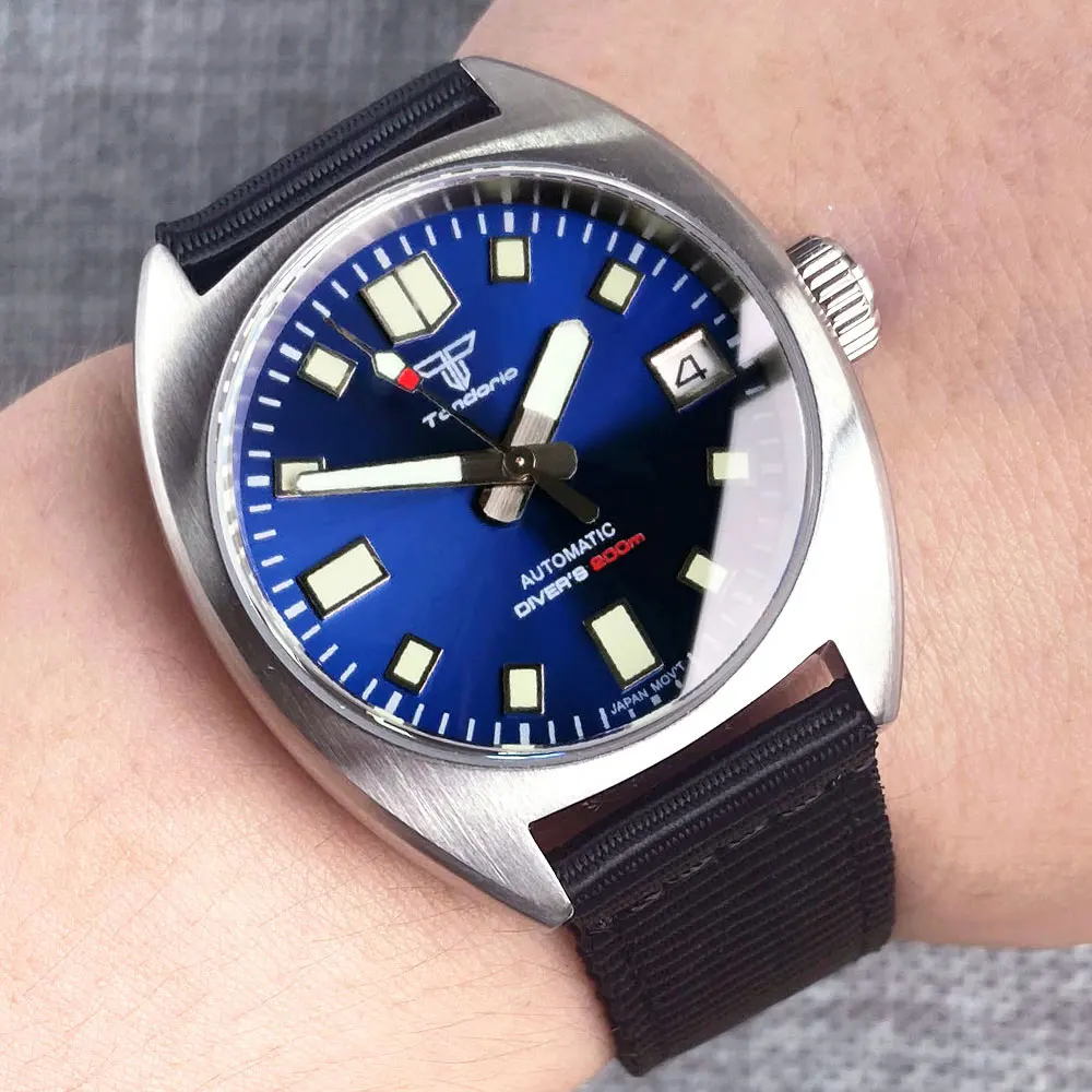 Montre-Bracelet Mécanique Pilote Tandorio en Acier