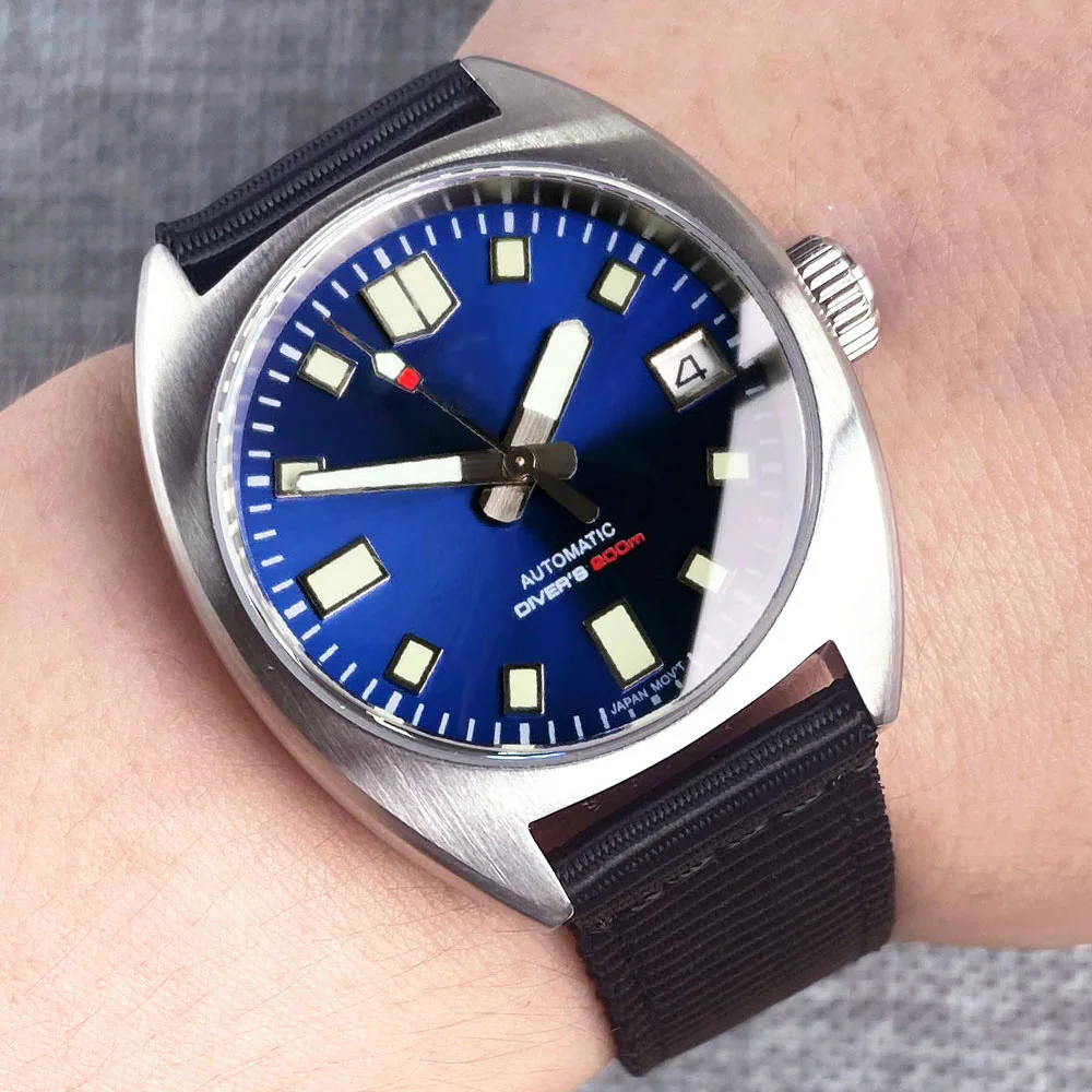 Montre-Bracelet Mécanique Pilote Tandorio en Acier