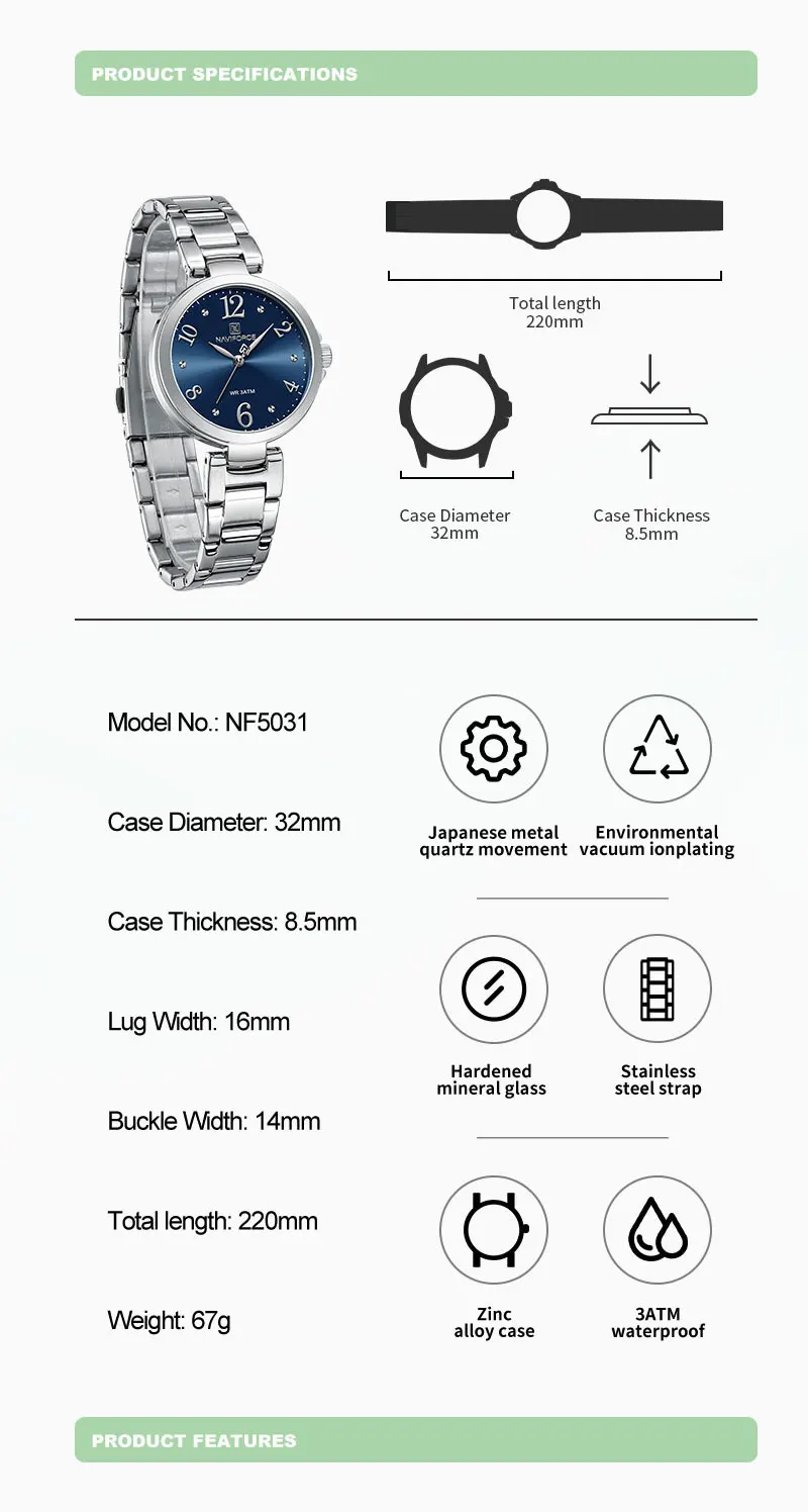 Montre NAVIFORCE NF5031