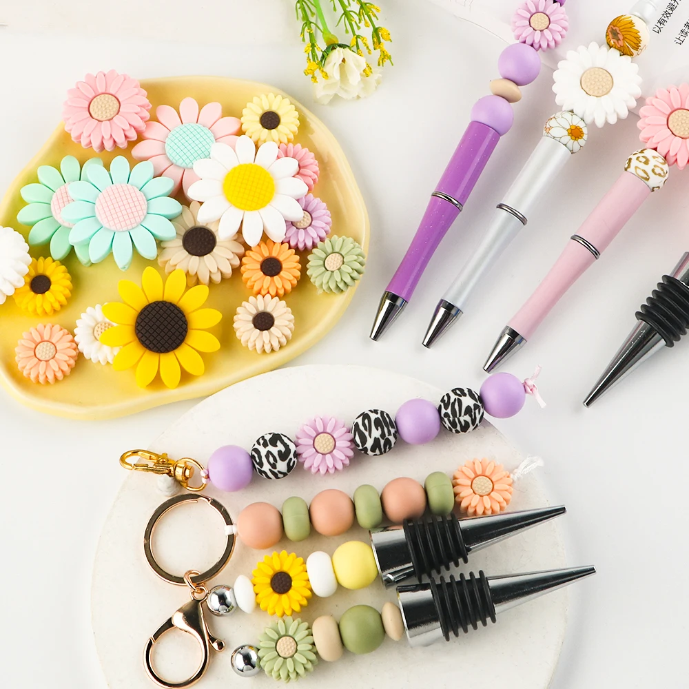 Perles en silicone Mini Flowers Matuts