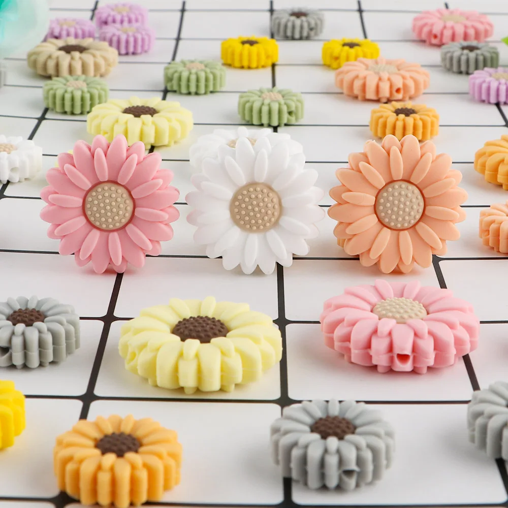 Perles en silicone Mini Flowers Matuts