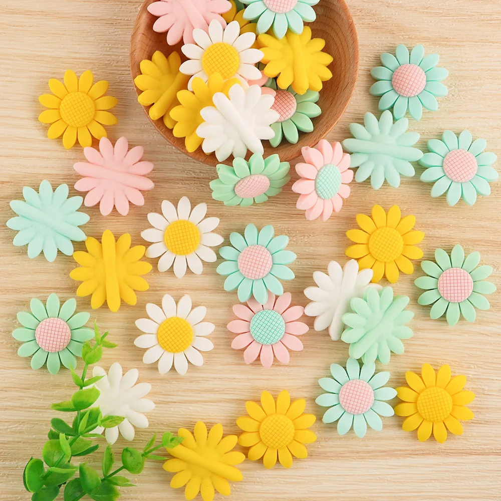 Perles en silicone Mini Flowers Matuts