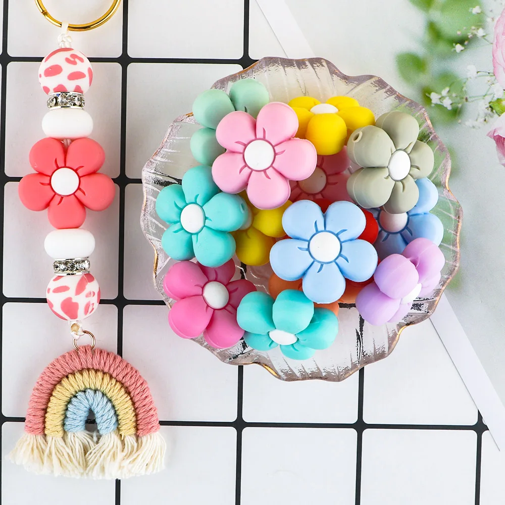 Perles en silicone Mini Flowers Matuts