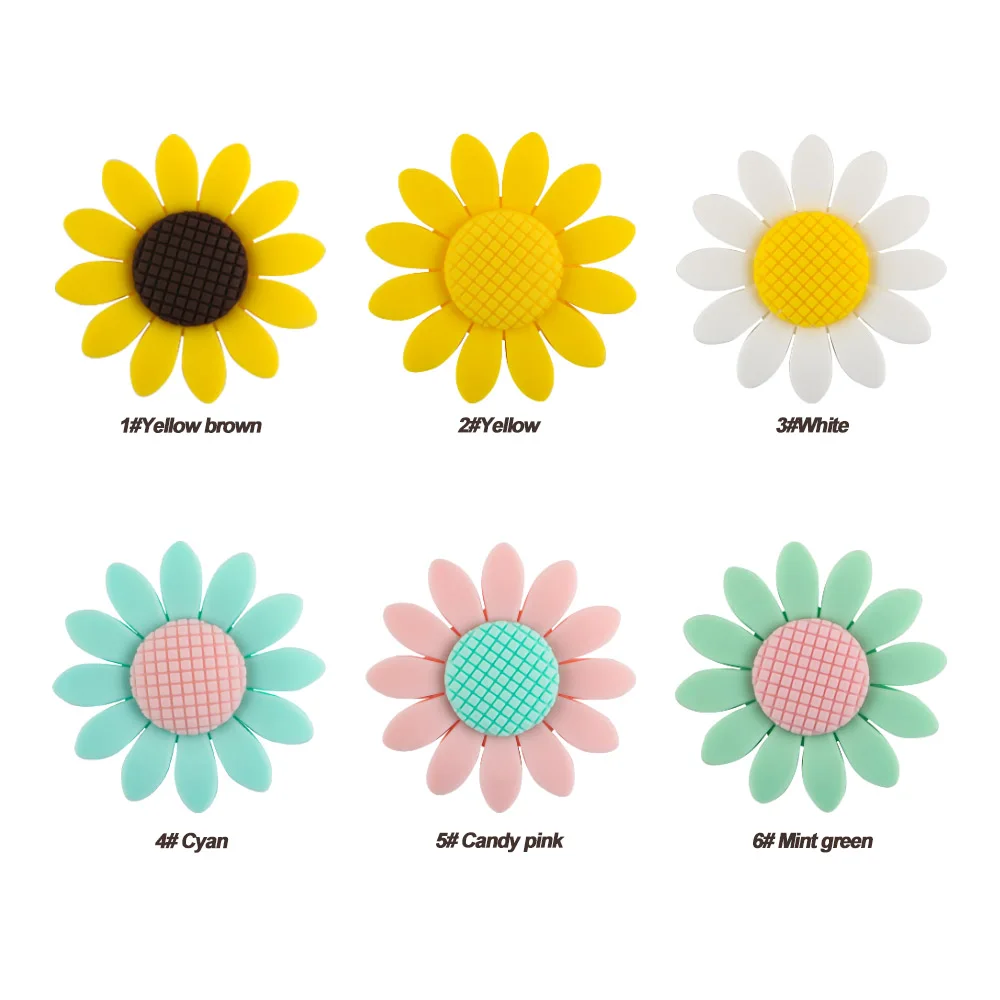 Perles en silicone Mini Flowers Matuts