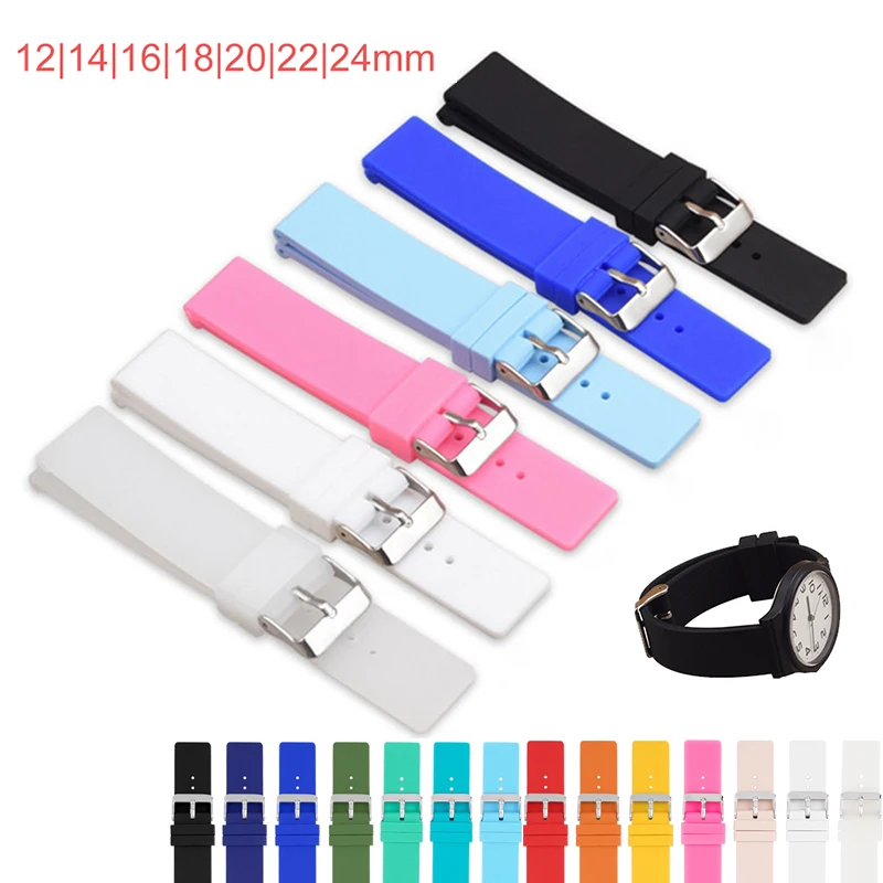 Bracelet Montre Silicone 18Mm