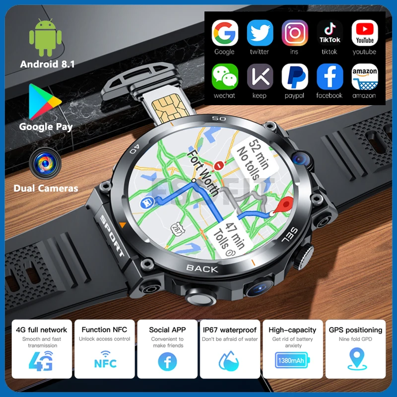 Montre Avec Carte Sim Intégrée 4G