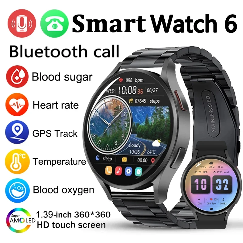 Smartwatch Round Series 6