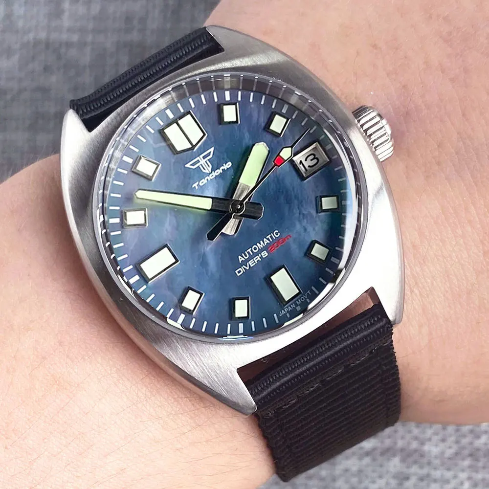 Montre-Bracelet Mécanique Pilote Tandorio en Acier