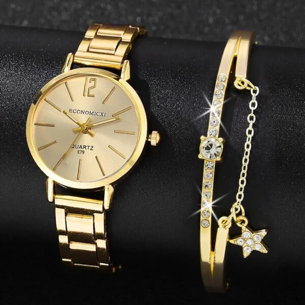 Montre Clyda Femme Plaqué Or