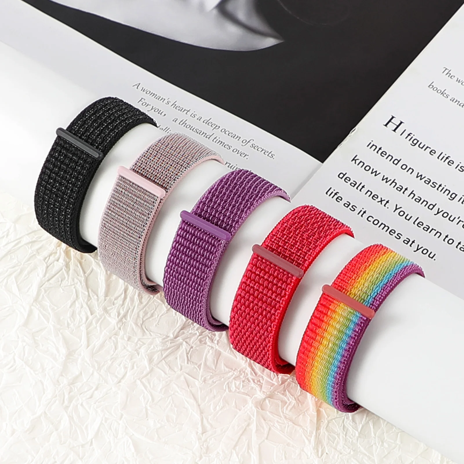 Bracelet à boucle en nylon pour Samsung Galaxy Watch