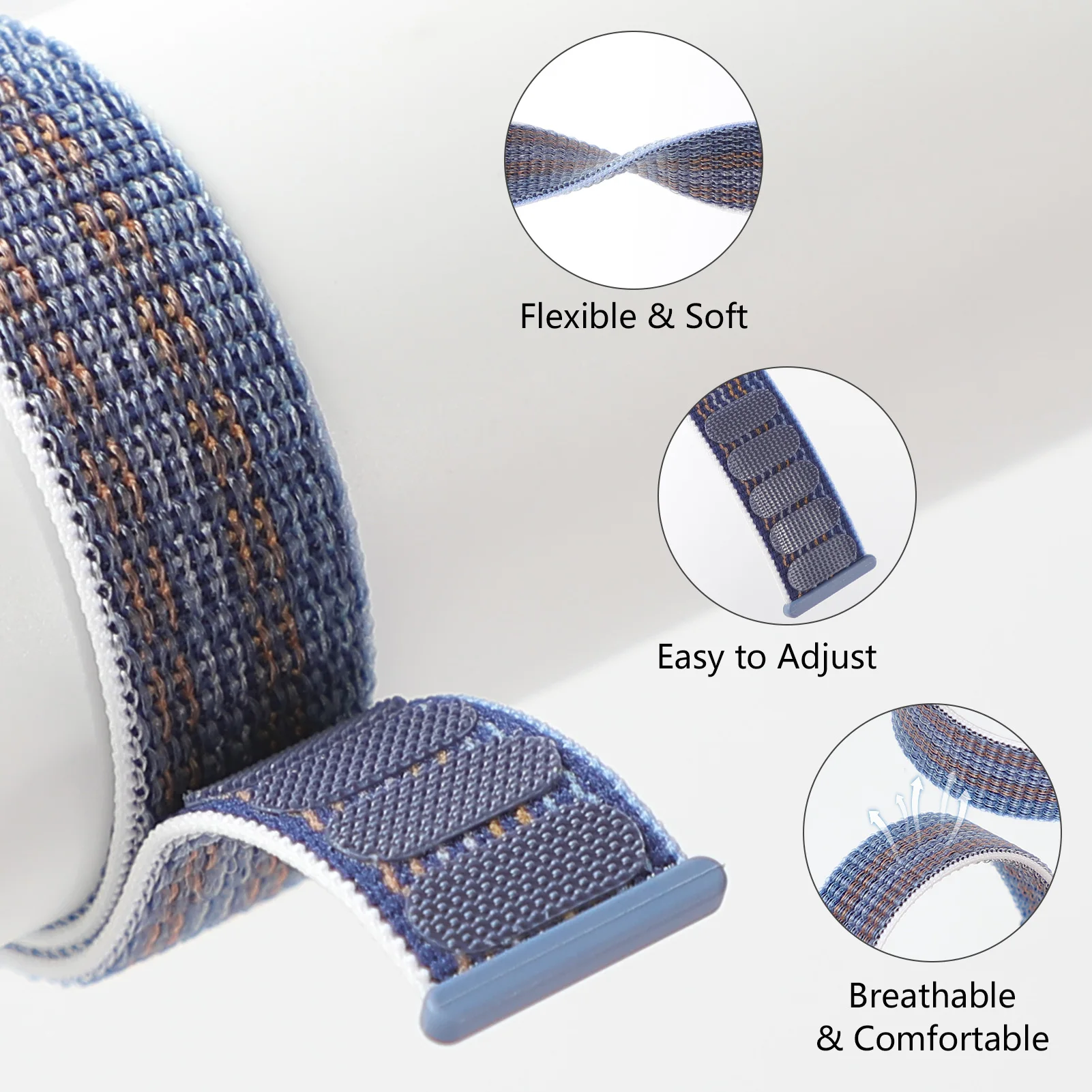 Bracelet à boucle en nylon pour Samsung Galaxy Watch