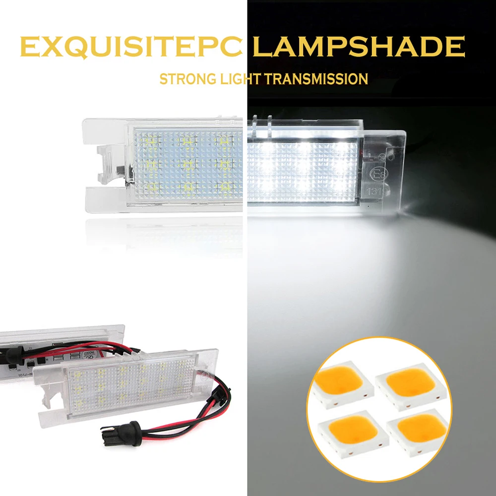 Lampe de plaque de planificateur de numéro LED