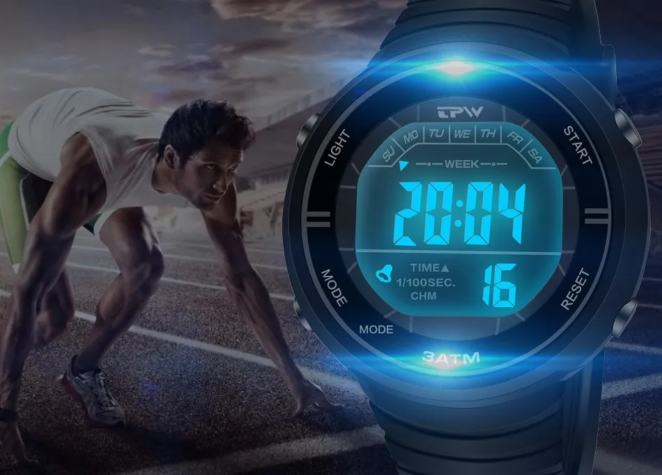 Montre avec rétro-éclairage